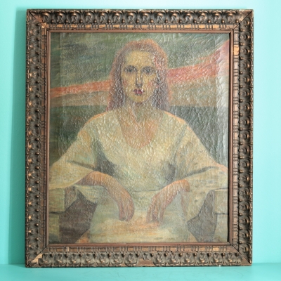 Rafael Borella, La Esfinge, óleo sobre lienzo, primera mitad del siglo XX