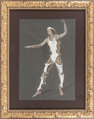 Stanislao Lepri, Gouache y acuarela sobre papel
