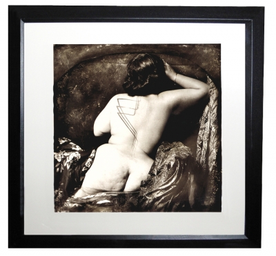 Joel-Peter Witkin, fotografía analógica contemporánea, mujer desnuda de espaldas,1985