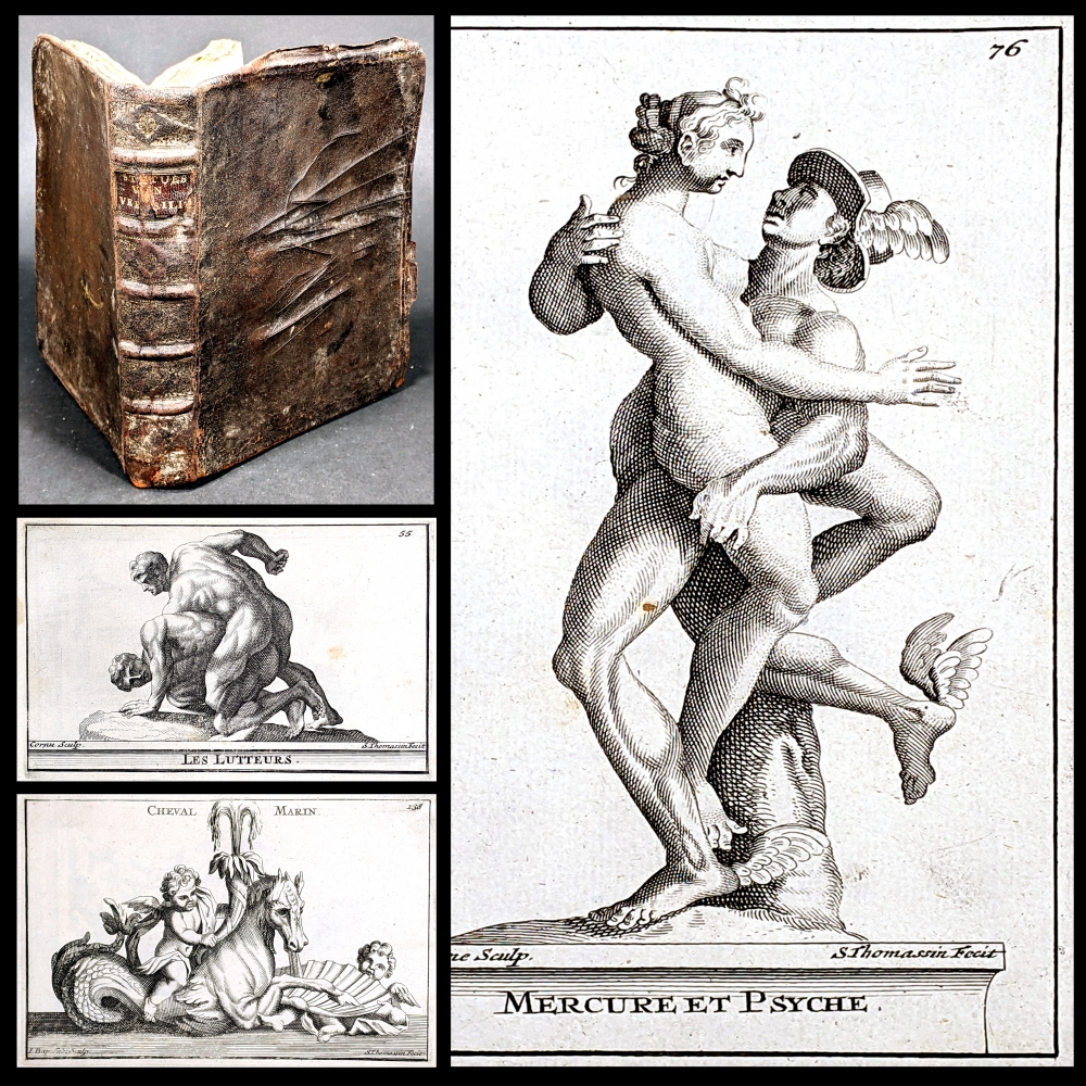 El palacio de Versalles Recueil des statues, groupes, fontaines, termes, vases et autres magnifiques ornemens du Chateau & Parc de versailles : avec les explications en François, Latin, Italien et Hollandois. La Haye : Au dépens de la Compagnie, 1723