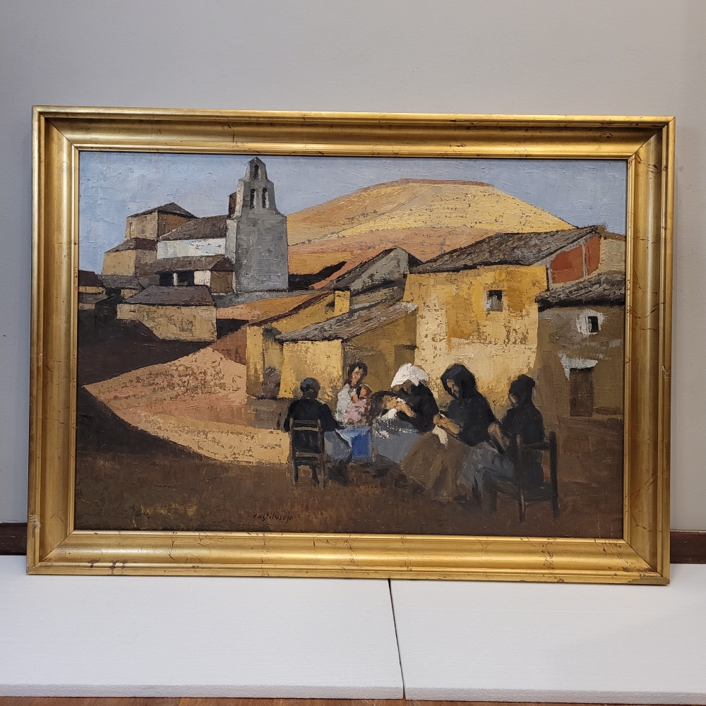José María García Fernández “Castilviejo”, “Pueblo castellano”, España, años 80