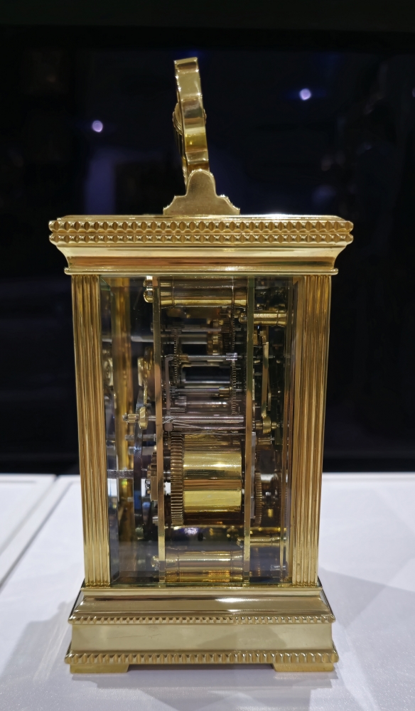 Reloj de carruaje francés, siglo XIX