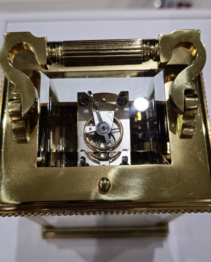 Reloj de carruaje francés, siglo XIX