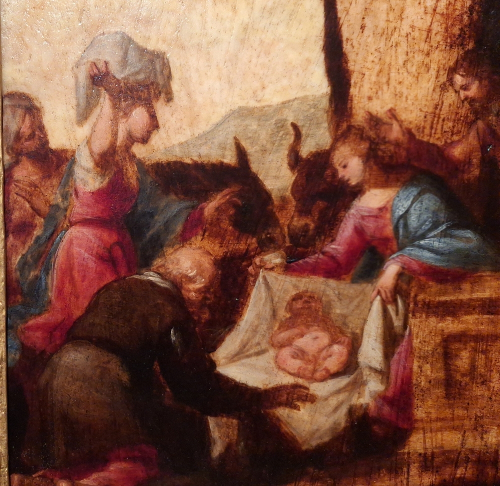 La adoración de los pastores, círculo de Carlo Maratta