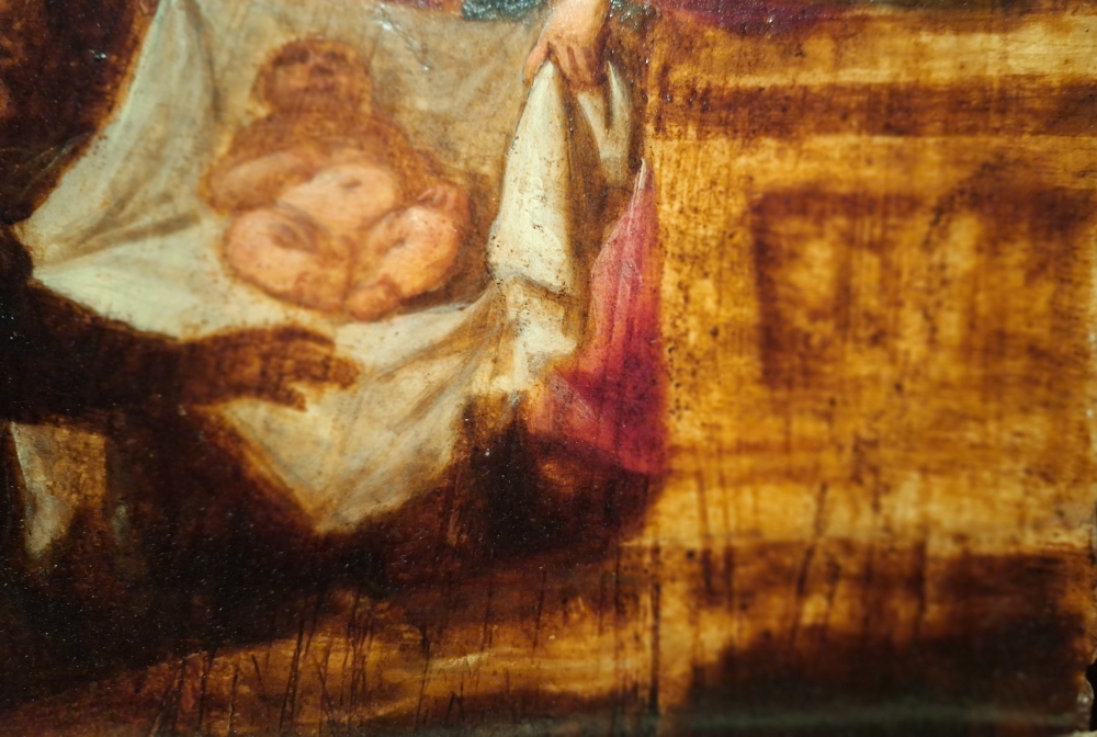 La adoración de los pastores, círculo de Carlo Maratta