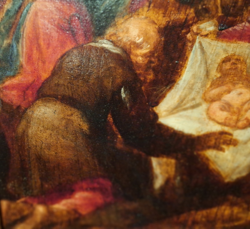 La adoración de los pastores, círculo de Carlo Maratta
