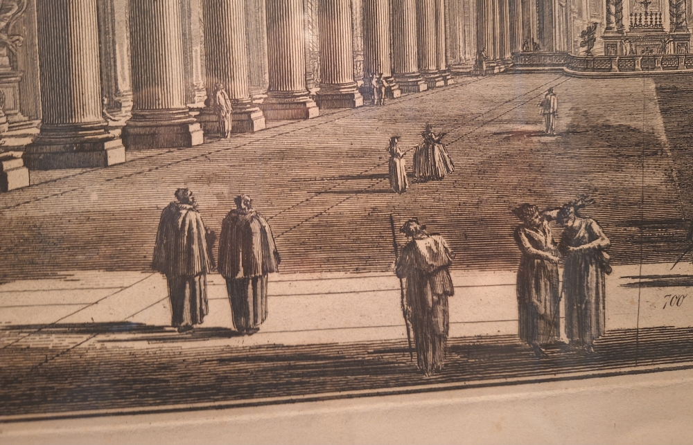 “Veduta interna della Basilica di S. Maria Maggiore”, Giovanni Battista Piranesi, 1768