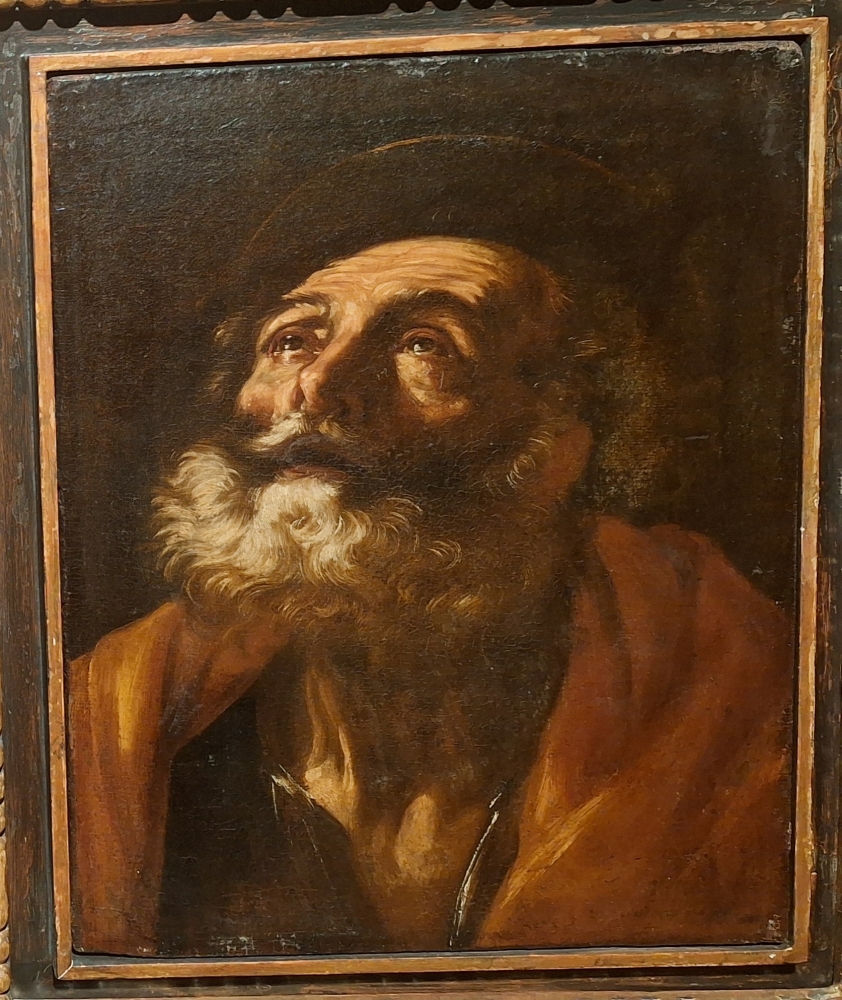 San Pedro en lágrimas por Sebastián Martínez Domedel (1615-67)