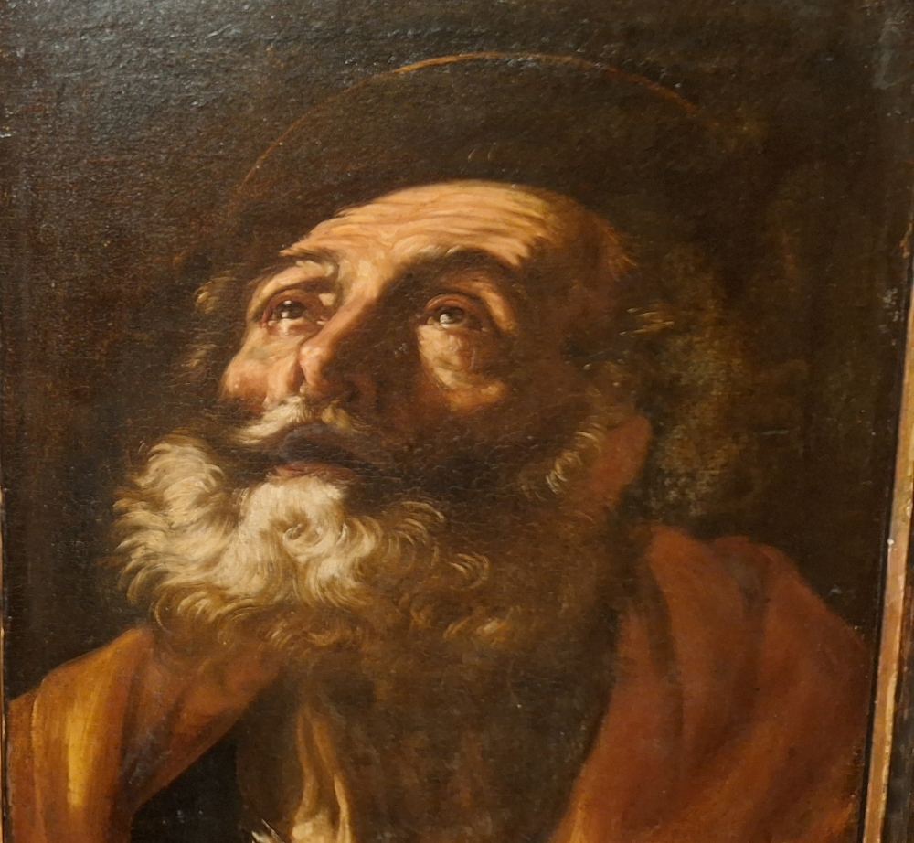 San Pedro en lágrimas por Sebastián Martínez Domedel (1615-67)