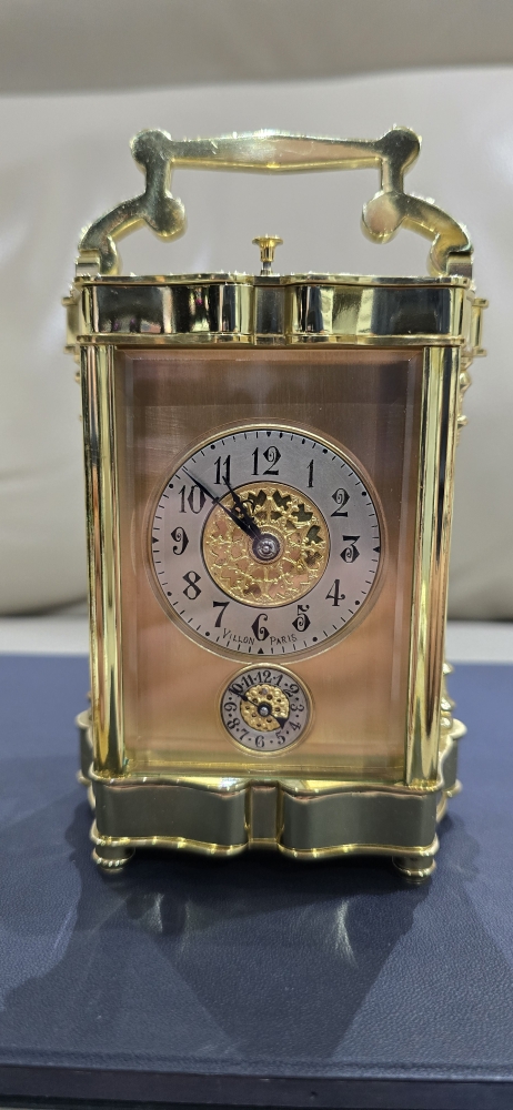 Reloj de carruaje francés, siglo XIX