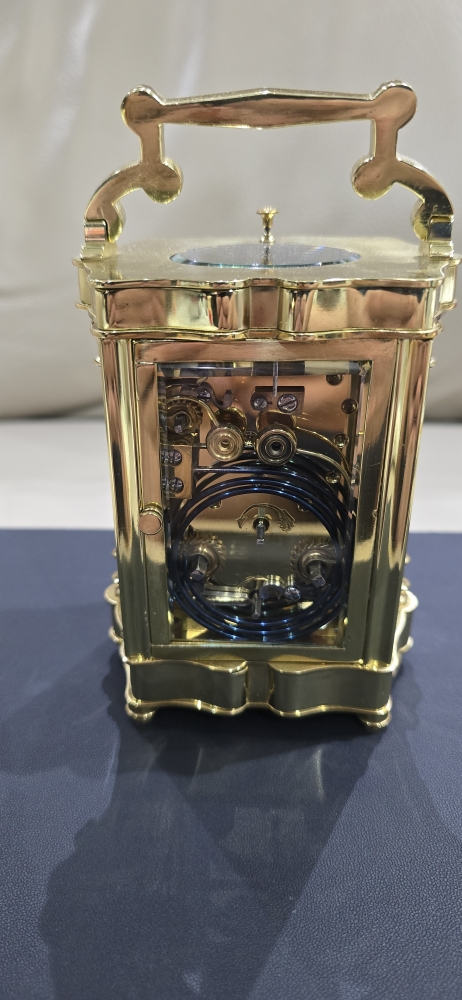 Reloj de carruaje francés, siglo XIX