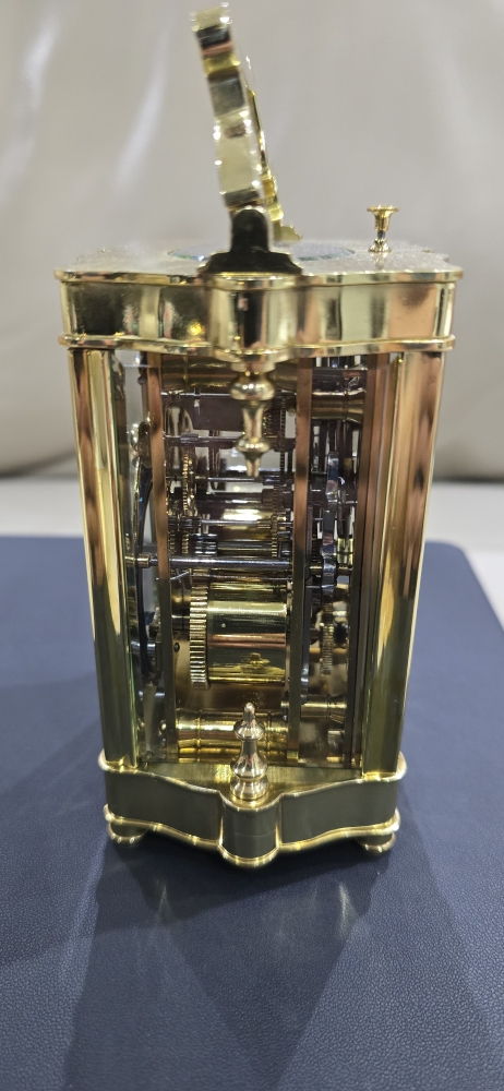 Reloj de carruaje francés, siglo XIX