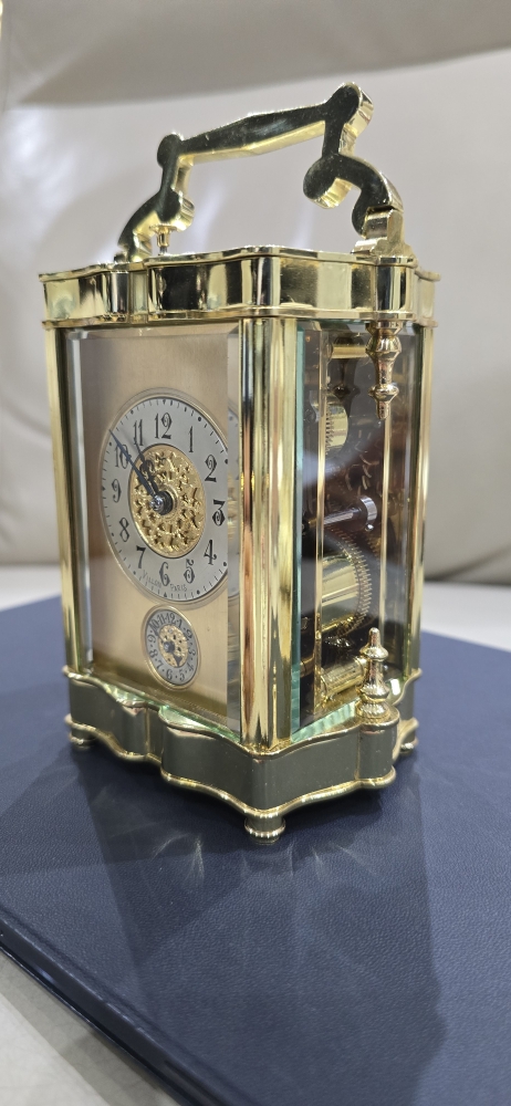 Reloj de carruaje francés, siglo XIX