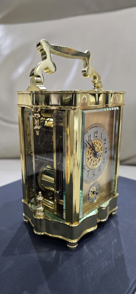 Reloj de carruaje francés, siglo XIX