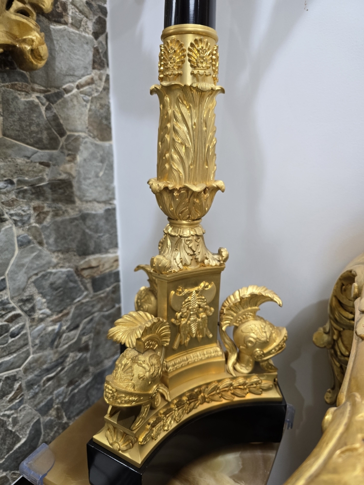 Pareja de candelabros, Francia, época Imperio, c. 1810