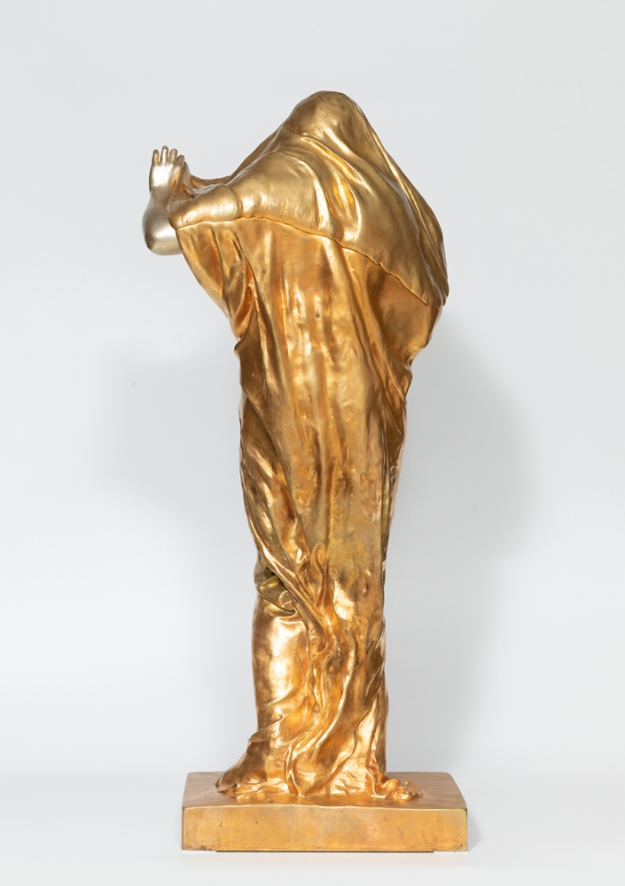 Louis-Ernest Barrias, escultura francesa en bronce dorado, siglo XIX