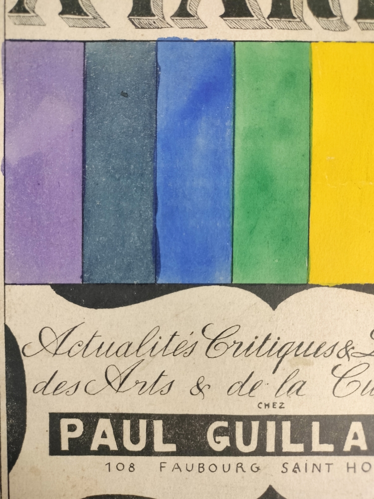 Les Arts à Paris. Actualités Critiques & Littèraires, Núm. 2, Director Paul Guillaume, Paris, 1918. 