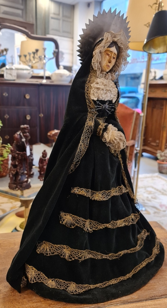 Virgen Dolorosa de vestir “cap i pota”, siglo XIX