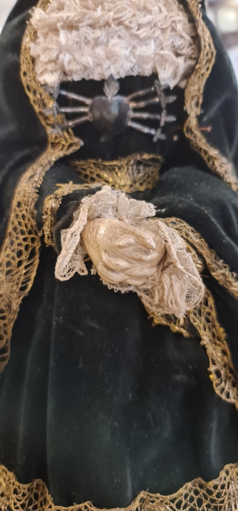 Virgen Dolorosa de vestir “cap i pota”, siglo XIX