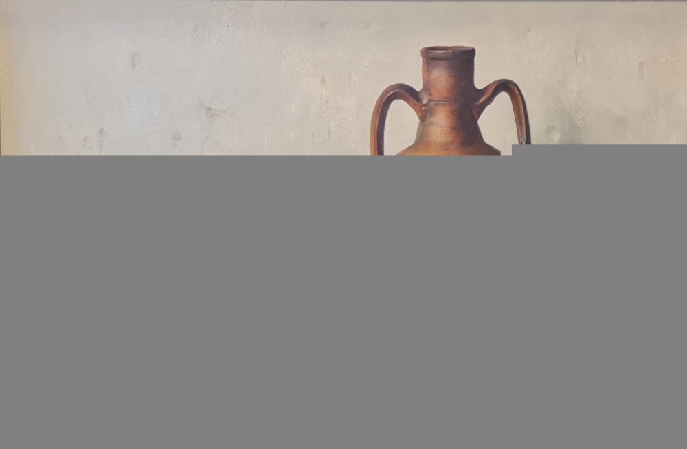 Justo Revilla Rubio, Bodegón, óleo sobre lienzo