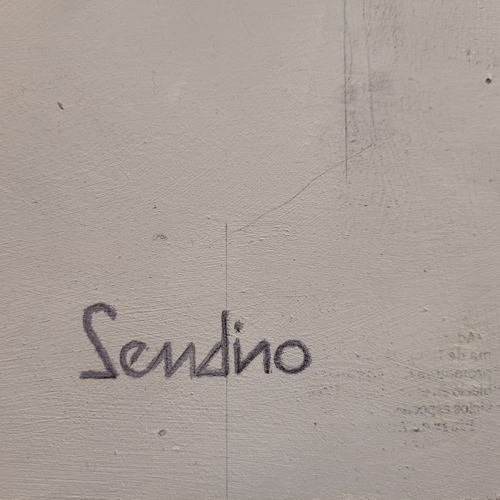 Julio Sendino, “Dispersio”, óleo sobre tabla, 2023