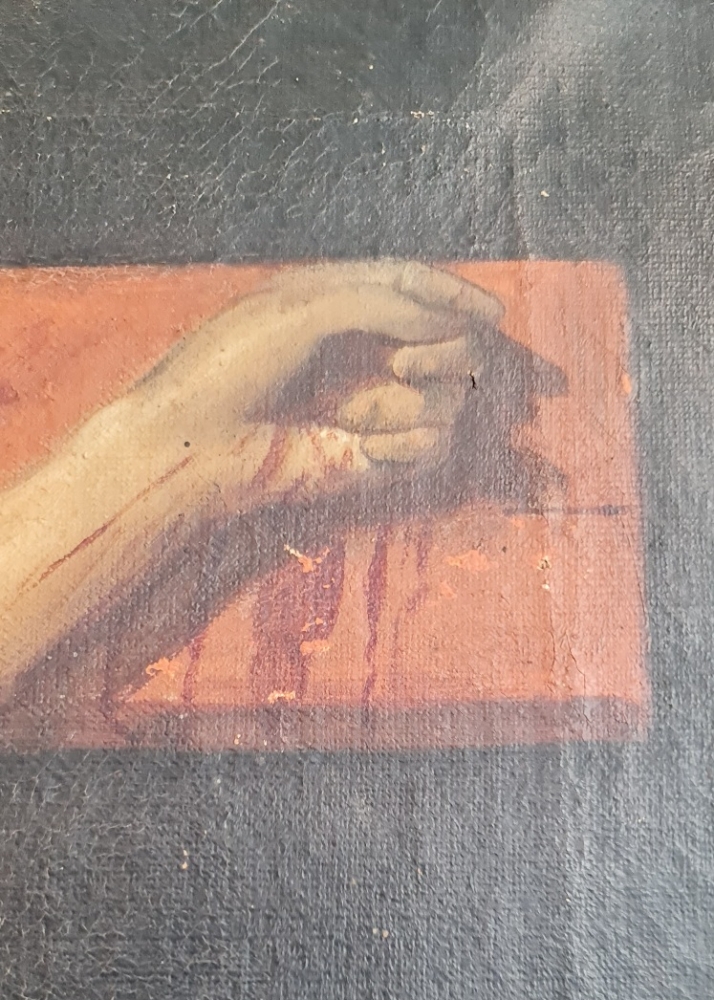 José Othón de Aguinaga, Cristo crucificado según Velázquez, óleo sobre lienzo