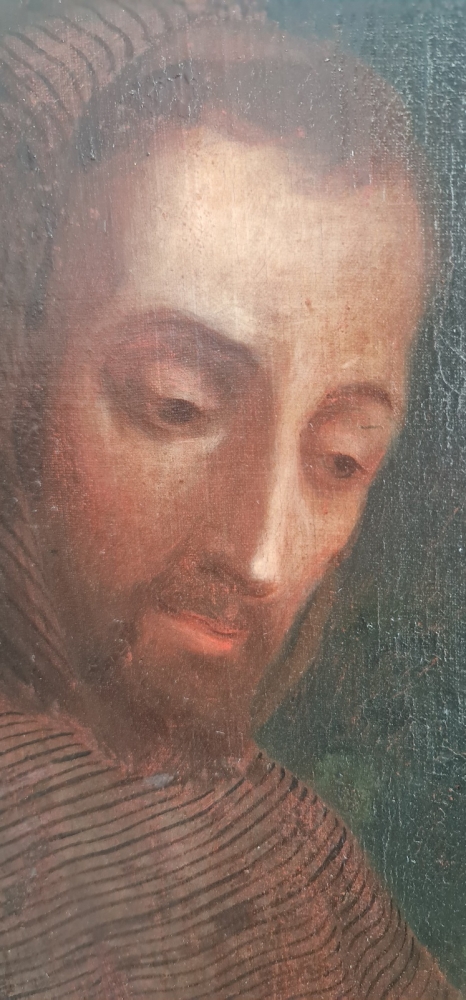 Francisco Antonio Vallejo, óleo de San Francisco de Asís, siglo XVIII