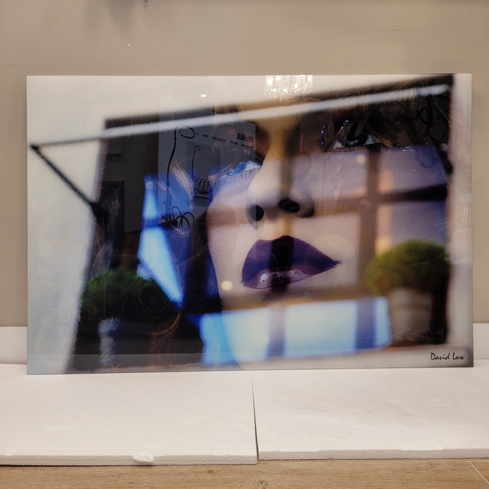 Fotografía “Retrato femenino”, David Law, Metacrilato, Inglaterra, siglo XX