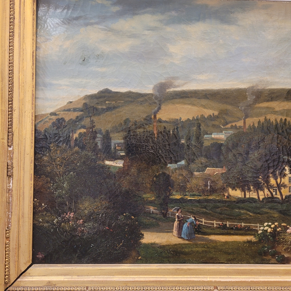 Narcisse Berchère, “Paisaje de Asnières-sur-Seine”, Francia, siglo XIX