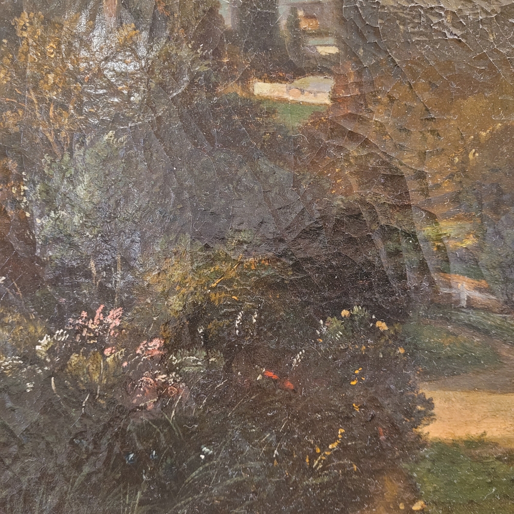 Narcisse Berchère, “Paisaje de Asnières-sur-Seine”, Francia, siglo XIX