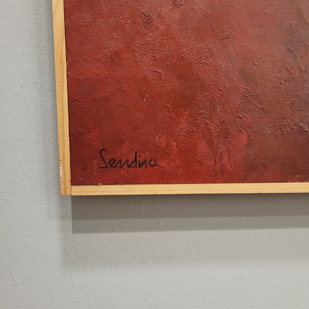 Julio Sendino, encáustica al agua “Qvadrum”, 2019