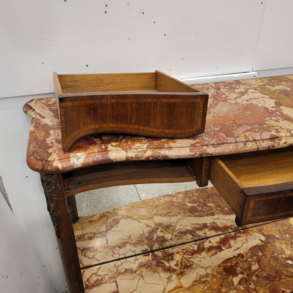 Mueble / consola, Faubourg St Honoré, palorosa, mármol y espejo, Napoleón III, Francia, siglo XIX