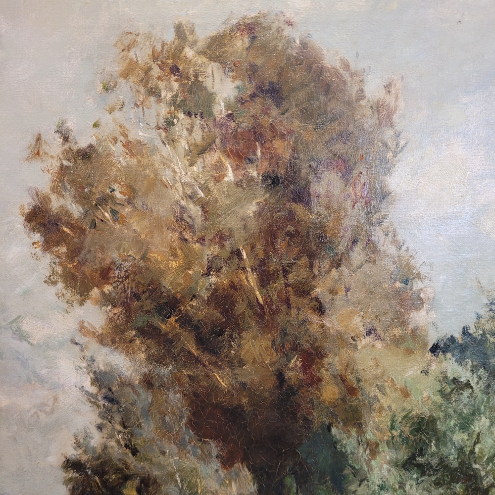 Ricard Arenys Galdón, “Paisaje con pastor”, Cataluña, España, siglo XX