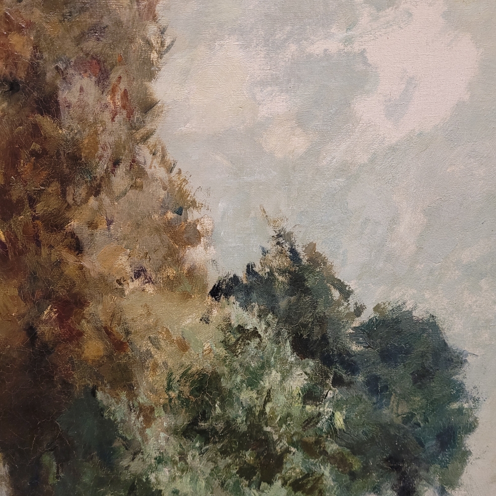 Ricard Arenys Galdón, “Paisaje con pastor”, Cataluña, España, siglo XX