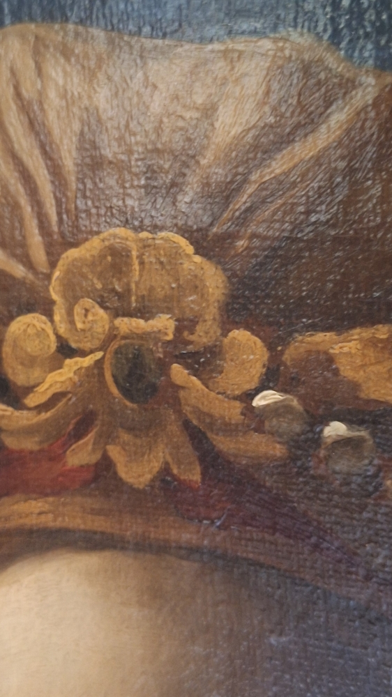 Santa Cecilia, óleo sobre lienzo, escuela italiana, siglo XVIII