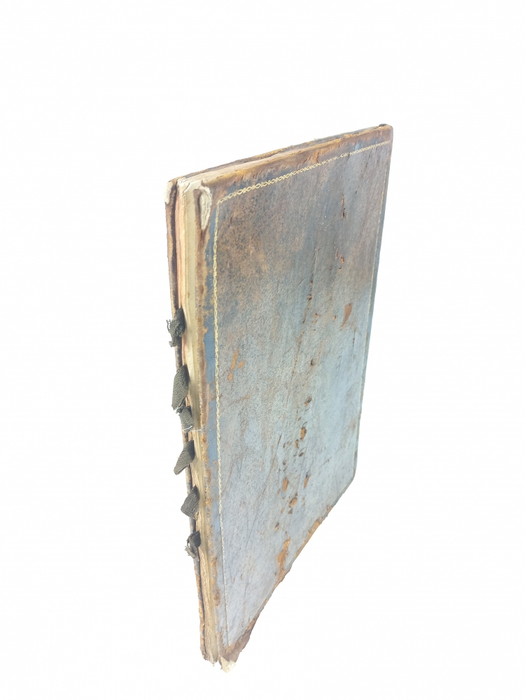 Missale Romanum, papel de Capellades con filigrana roman, encuadernación catalana, siglo XVIII 