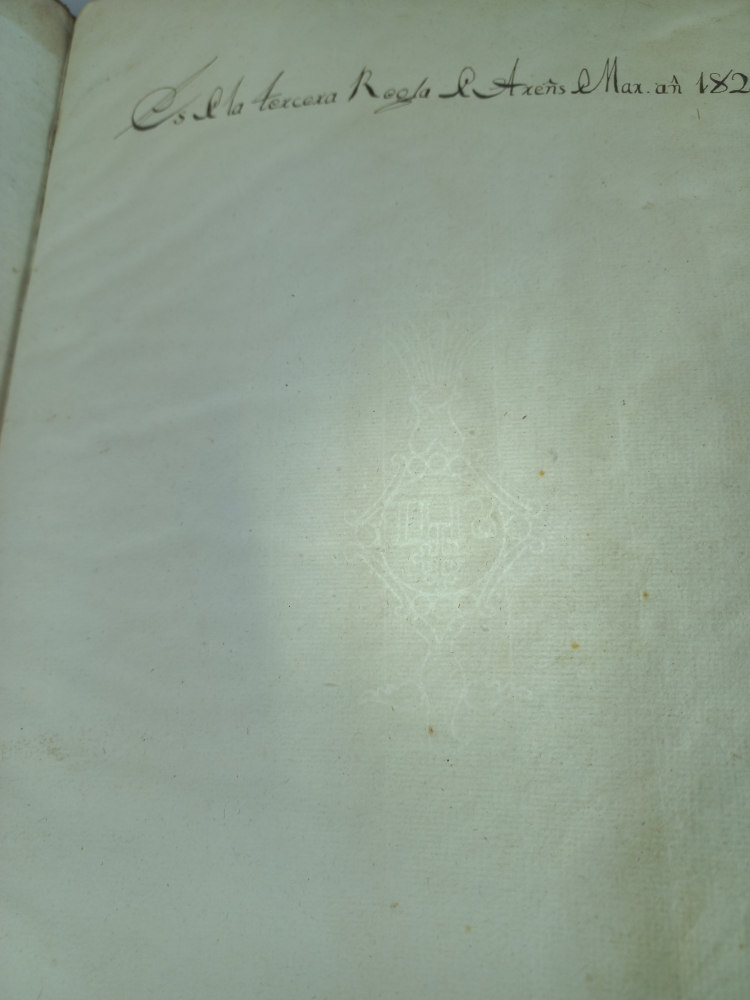 Missale Romanum, papel de Capellades con filigrana roman, encuadernación catalana, siglo XVIII 