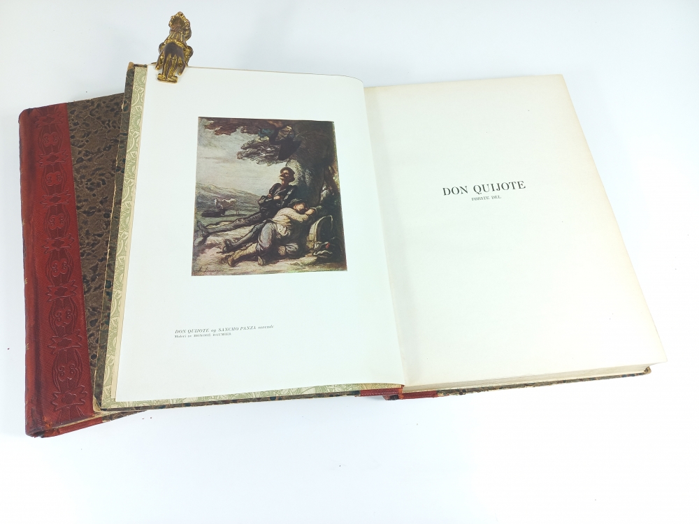Den skarpsindige adelsmand Don Quijote av La Mancha, Miguel de Cervantes Saavedra, Kristiana, 1916