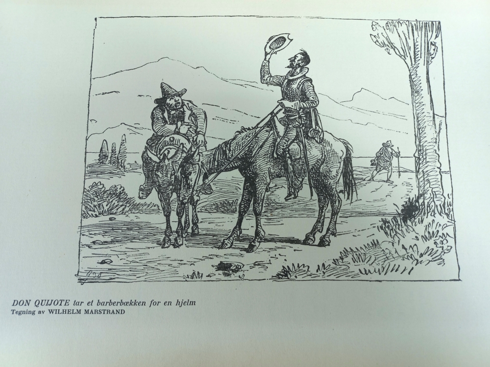Den skarpsindige adelsmand Don Quijote av La Mancha, Miguel de Cervantes Saavedra, Kristiana, 1916
