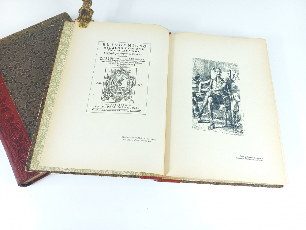 Den skarpsindige adelsmand Don Quijote av La Mancha, Miguel de Cervantes Saavedra, Kristiana, 1916