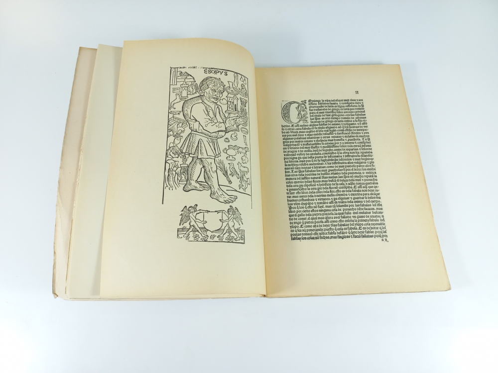 La vida del Ysopet con sus fábulas hystoriadas, Esopo, Facsimile, Real Academia Española
