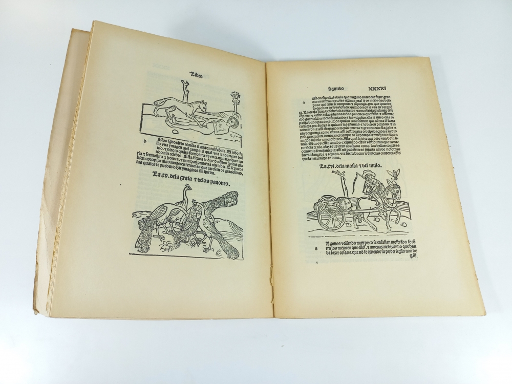 La vida del Ysopet con sus fábulas hystoriadas, Esopo, Facsimile, Real Academia Española