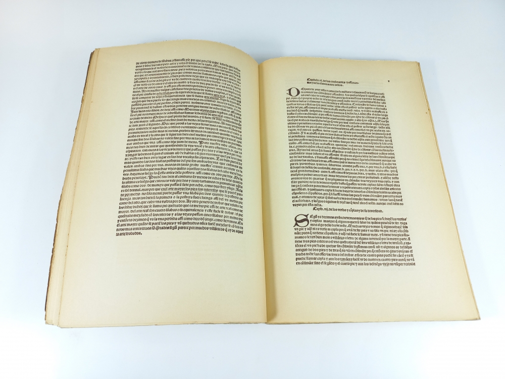 Cancionero de Juan del Encina, 1496. Facsímile Real Academia Española, Madrid 1928, primera edición facsímil del incunable