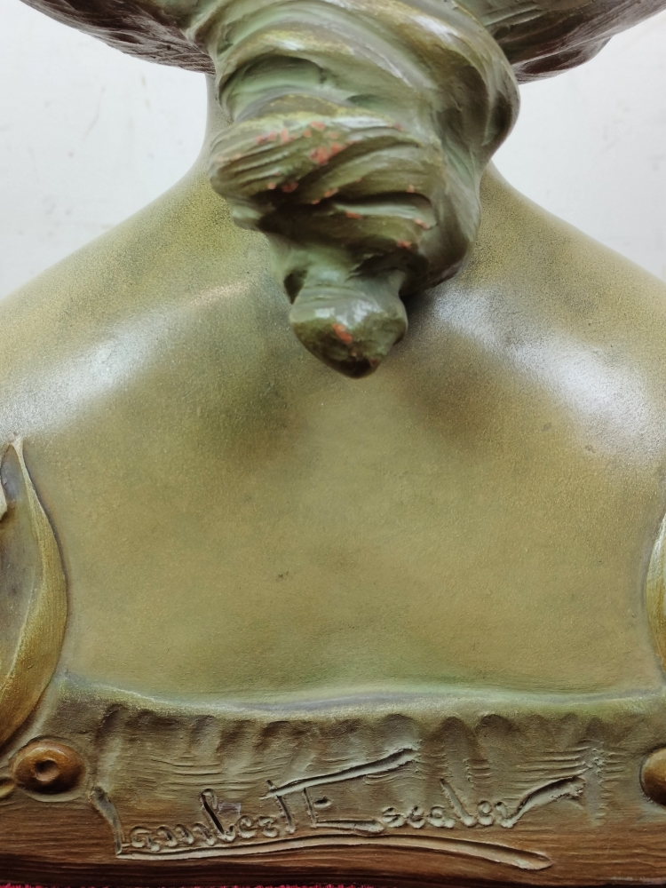 Maleïna / Maléna, Lambert Escaler, terracota policromada, España, circa 1903