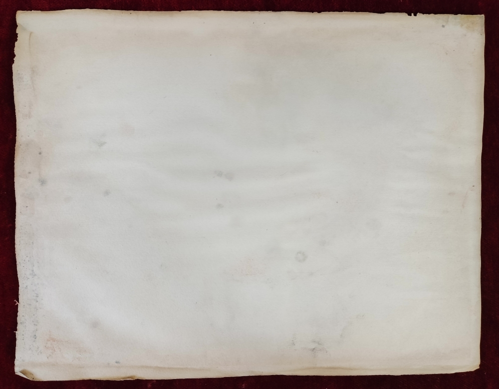 Óscar Tusquets, desnudo femenino recostado, sanguina sobre papel, España, 1975