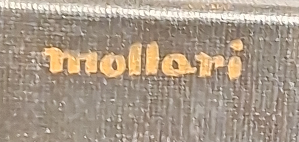  Óleo, La lámpara, de Mario Mollari