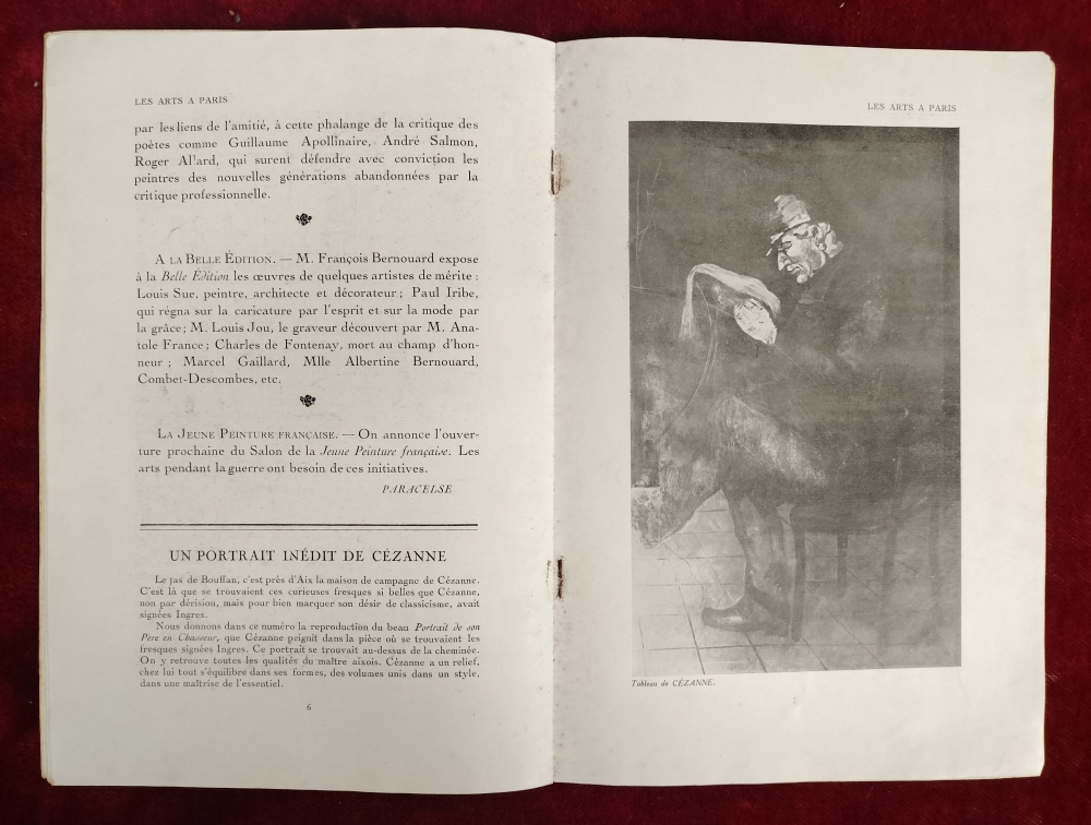 Les Arts à Paris. Actualités Critiques & Littèraires, Núm. 2, Director Paul Guillaume, Paris, 1918. 