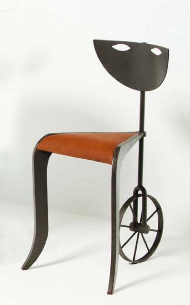 Guillermo Pérez Villalta, escultura, silla, años 90