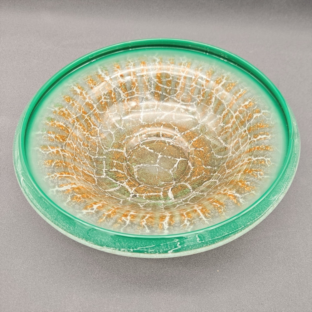Centro de mesa art deco de cristal de Karl Wiedmann para WMF IKora, 1930 - 1935