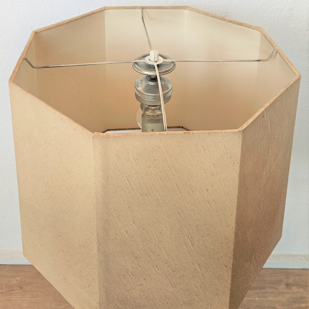Lámpara de sobremesa art déco, latón, 1930 - 1940